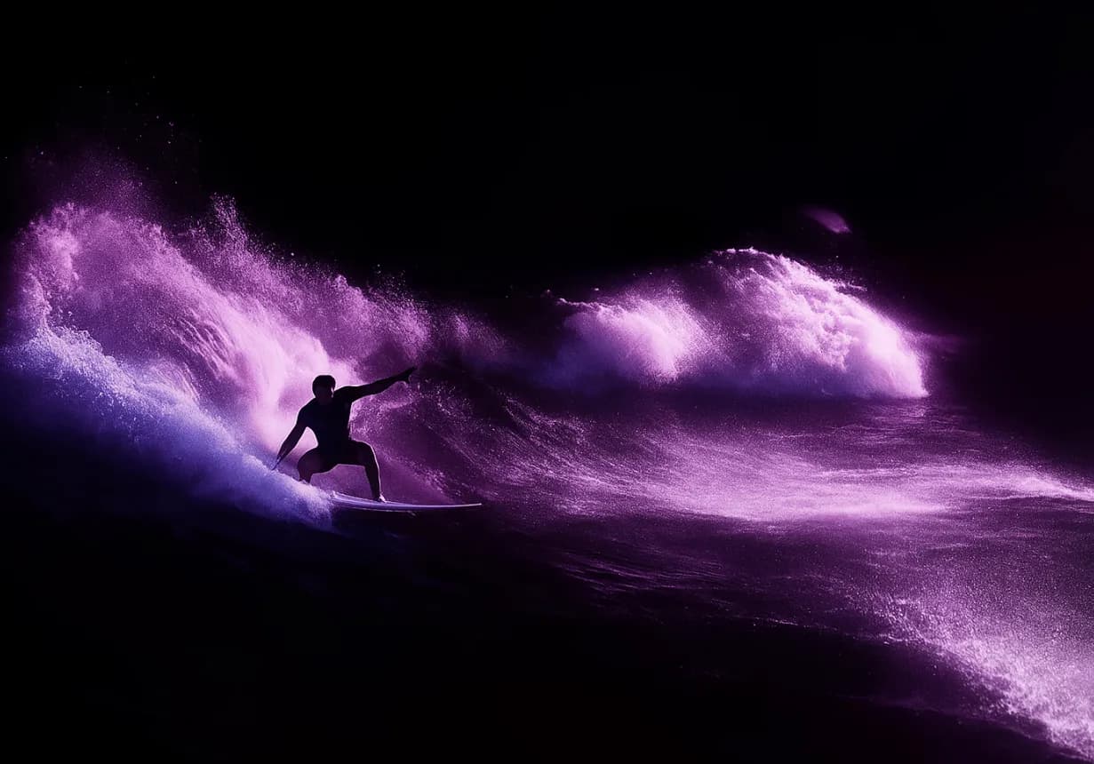 Surfing background